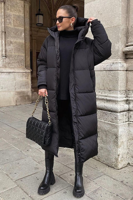 Alyce - Long Quilted Winter Coat