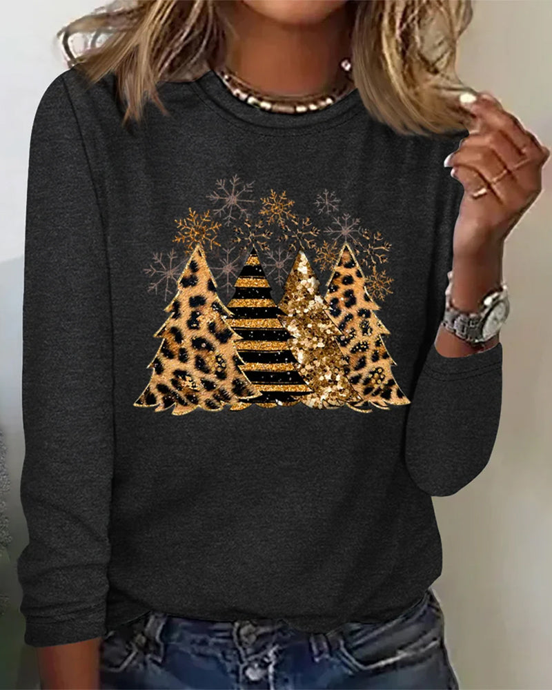 Addison – Christmas Jumper with Tree Design for Women