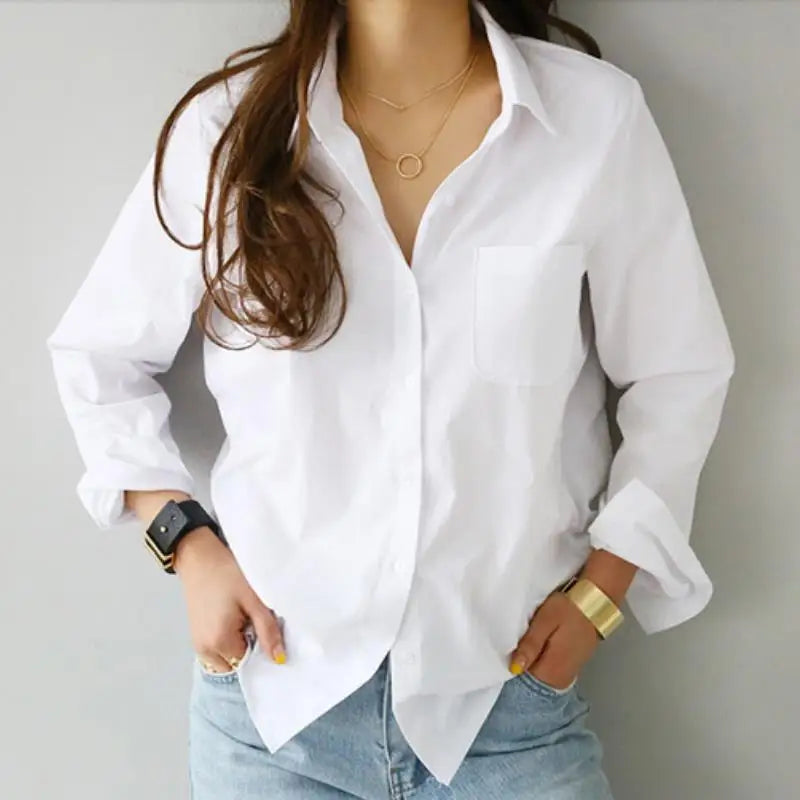 Elegant white blouse